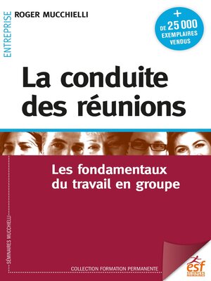 cover image of La conduite des réunions